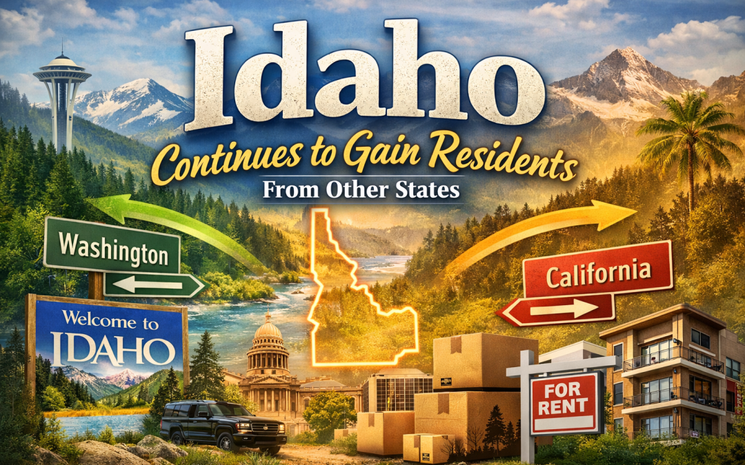 “State-to-State Migration Data Shows Another Strong, Positive Shift in Residents for Idaho”