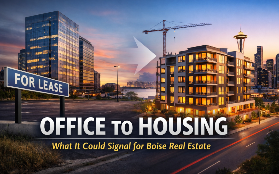 “Office Distress Is Creating Housing Opportunities — What Seattle’s Apartment Project Signals for Boise Commercial Real Estate”