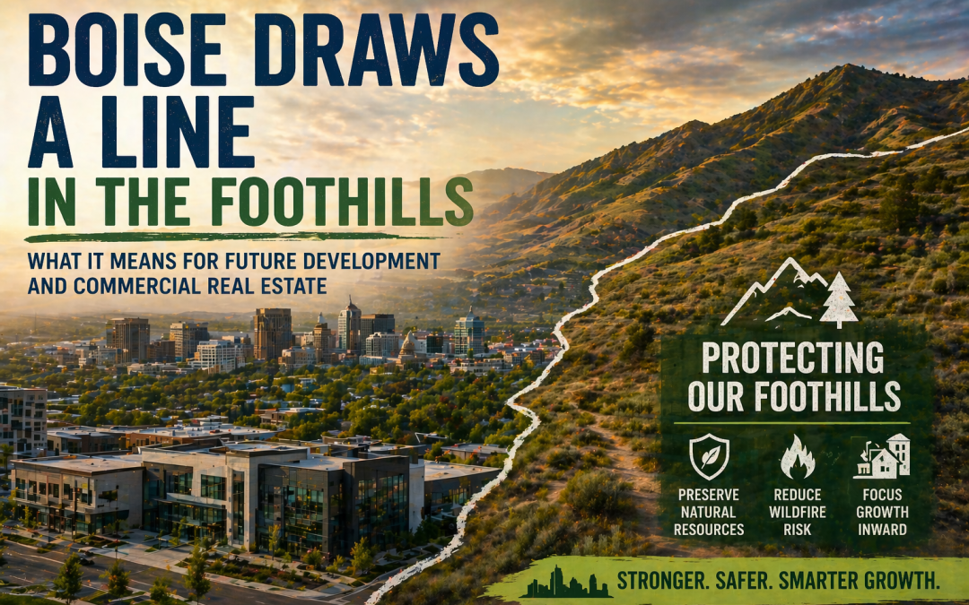 “Boise Limits Foothills Development — What It Means for Commercial Real Estate”