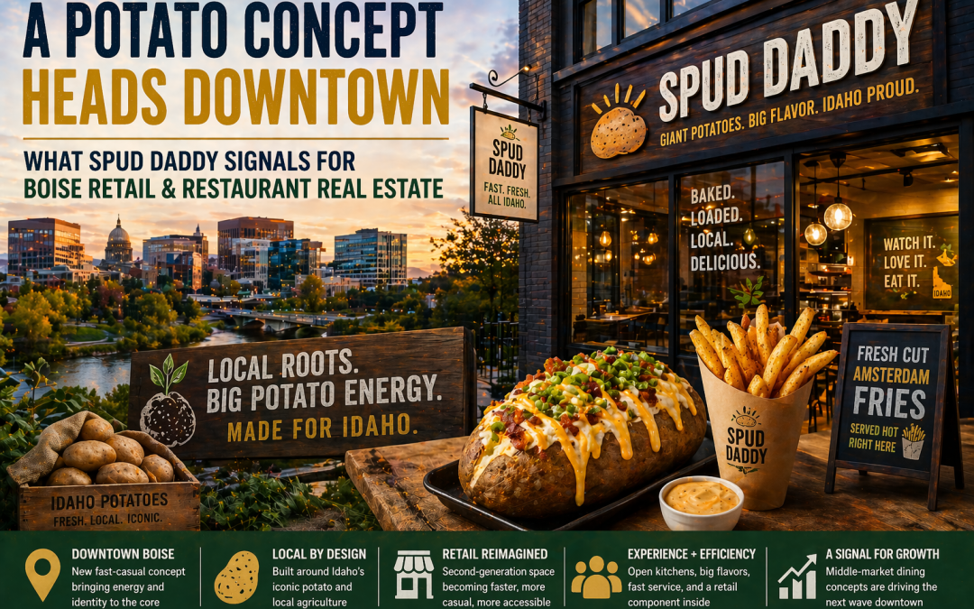 “Spud Daddy Brings a New Fast-Casual Concept to Downtown Boise — What It Means for Retail Real Estate”