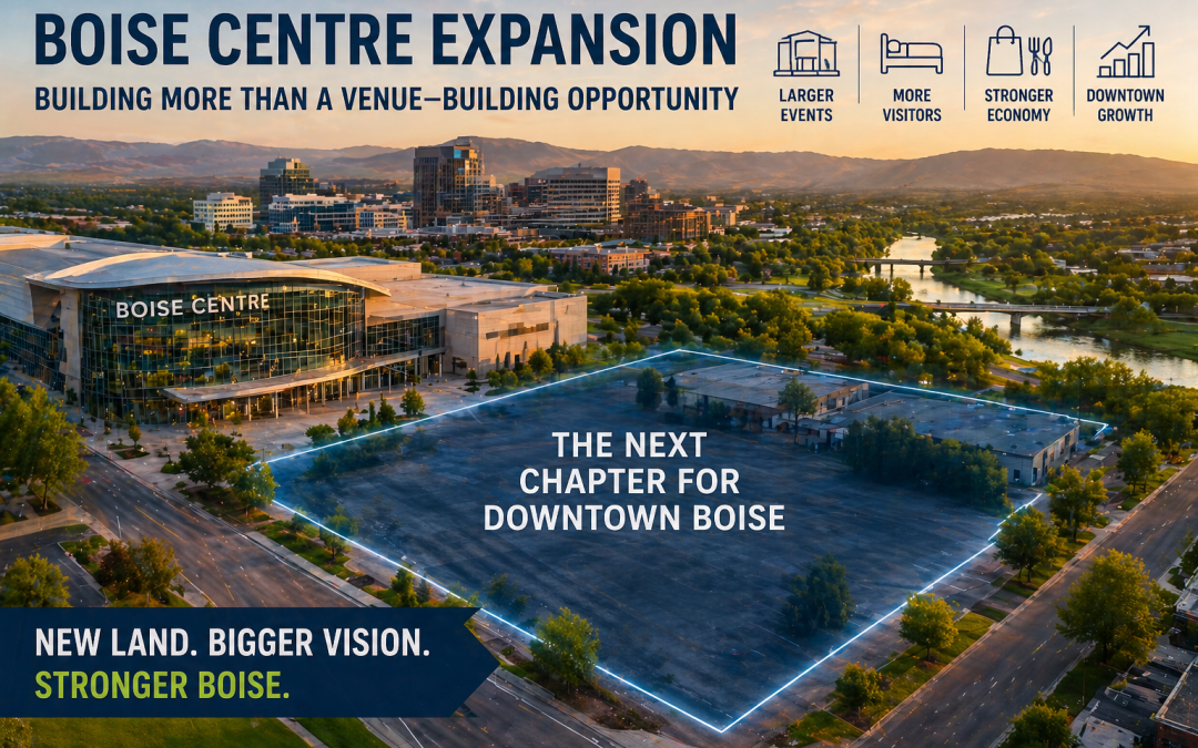 “Boise Centre Expansion Plans Signal Major Growth for Downtown Boise Commercial Real Estate”