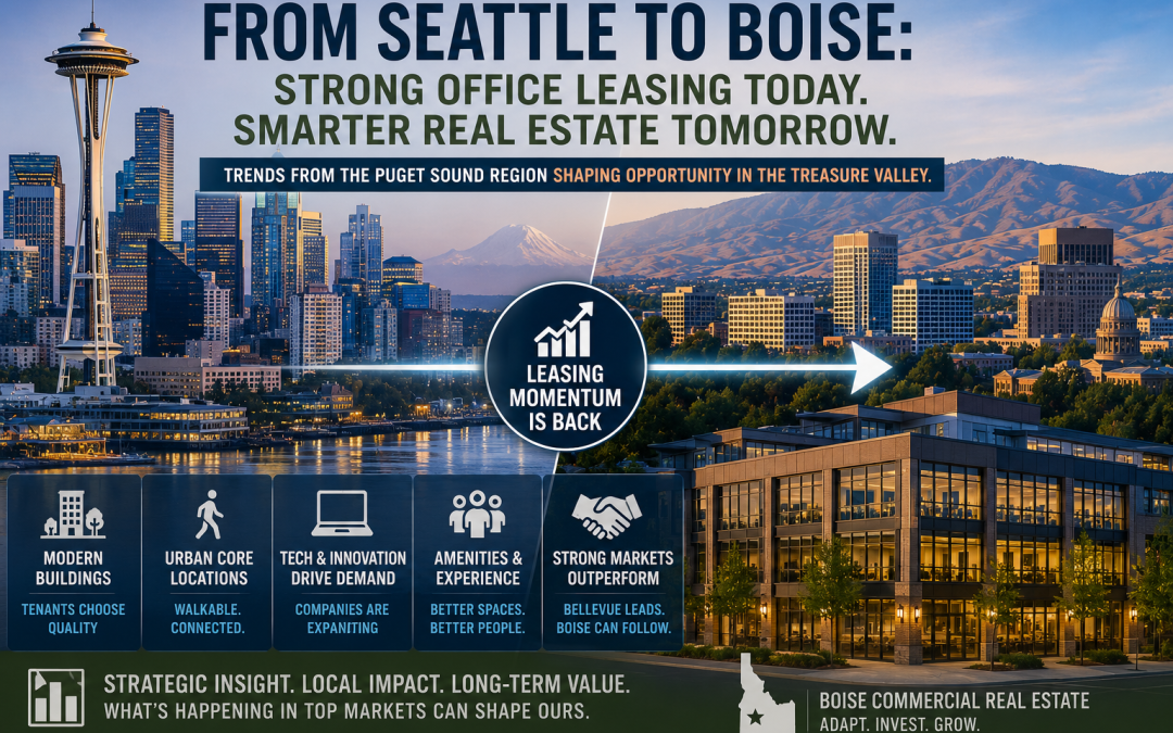 “Why Seattle and Bellevue’s Office Leasing Recovery Could Signal Opportunity for Boise Commercial Real Estate”