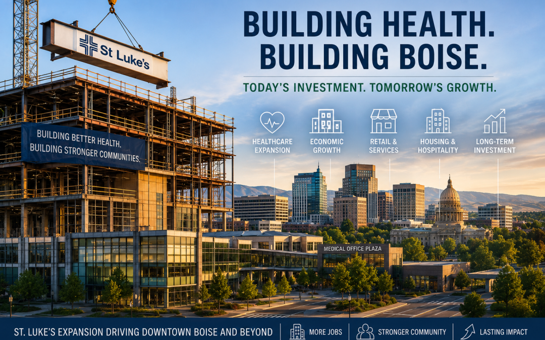 “How St. Luke’s Downtown Hospital Expansion Could Fuel Boise Commercial Real Estate Growth”