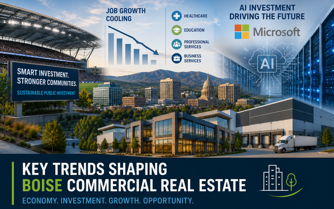 “How AI Investment, Slower Job Growth, and Public Spending Trends Could Shape Boise Commercial Real Estate”