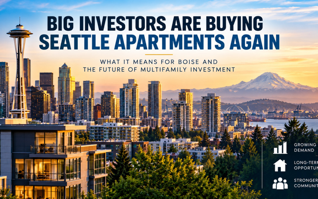 “Seattle Apartment Sales Surge as Big Investors Bet on a Multifamily Recovery”