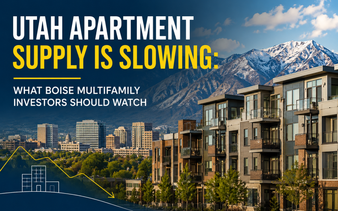 “Utah Apartment Supply Is Slowing: What Boise Multifamily Investors Should Watch”